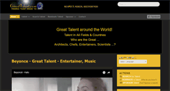 Desktop Screenshot of greattalent.com